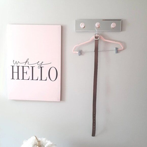 NWOT Zara taupe brown leather belt with silver hardware, 38.25" long - Picture 10 of 16